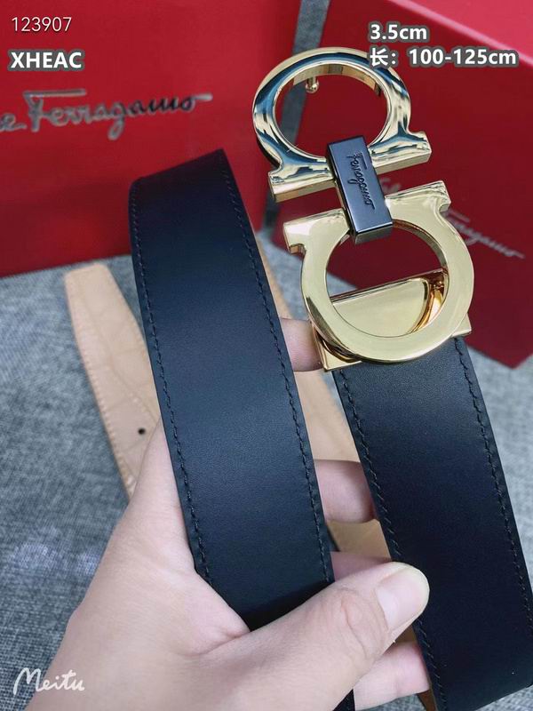 Ferragamo belt 35mmX100-125cm 8L60